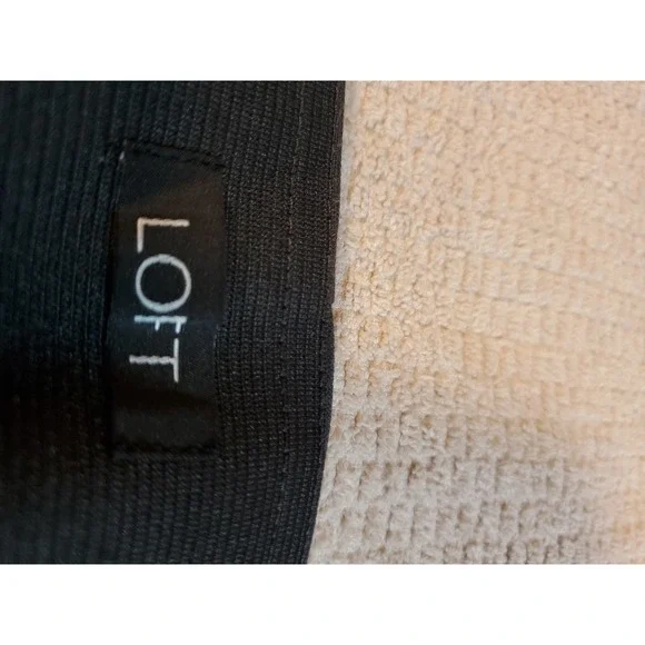 LOFT Women's High Waist Curvy Skinny Pants Sz 6 Dark Gray Side Zip Career - Picture 6 of 9